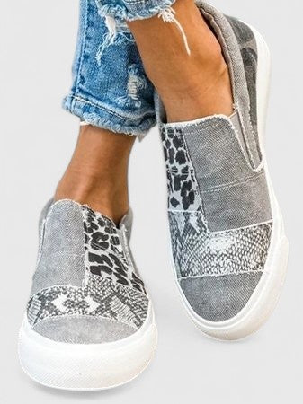 Zora animal print slip-on sneakers