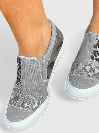 Zora animal print slip-on sneakers