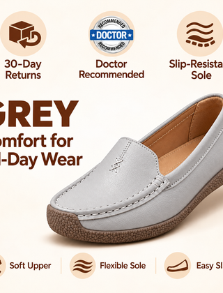Beverly comfort loafers in Gray