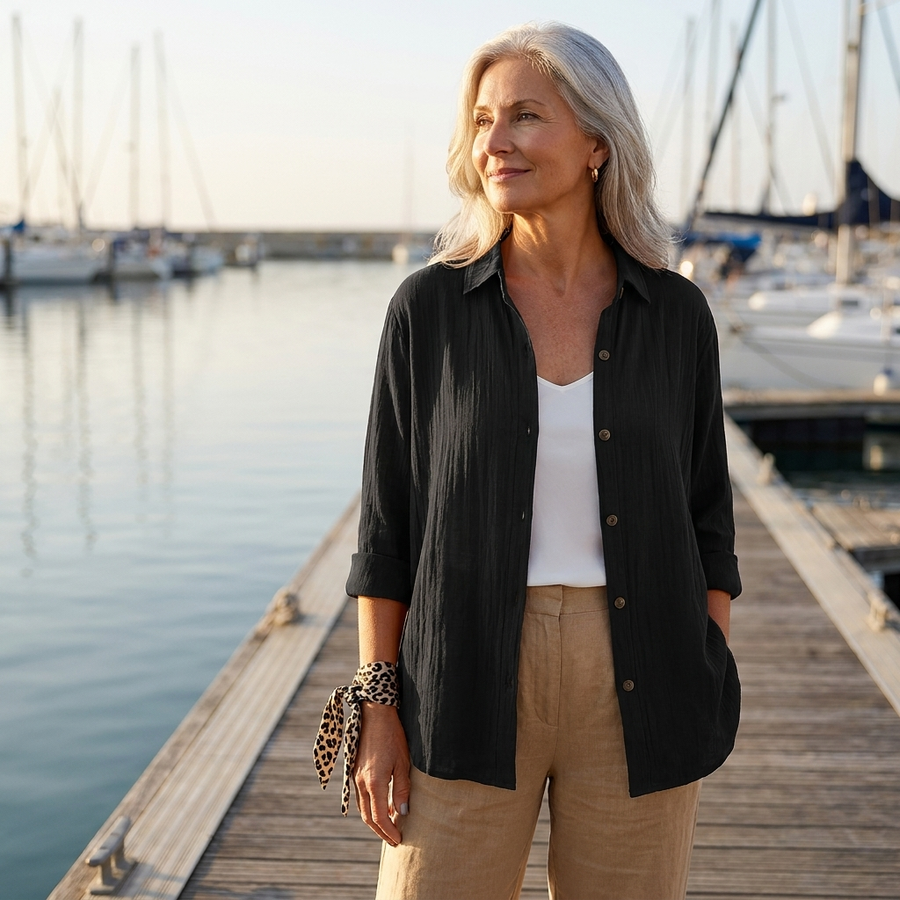 Hazel | Breathable Relaxed Fit Blouse