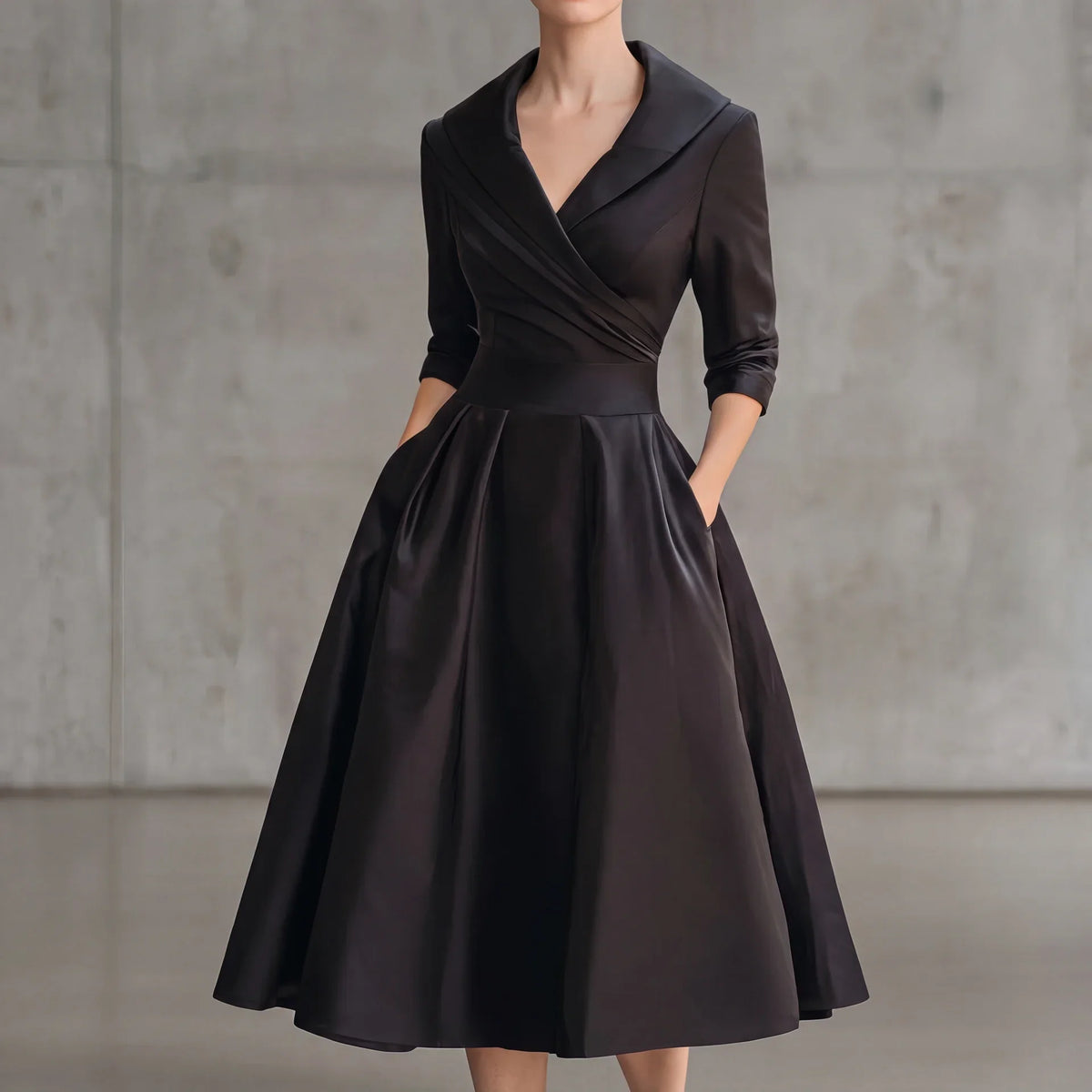 Teresa | Midi dress with an elegant cut and a flattering silhouette