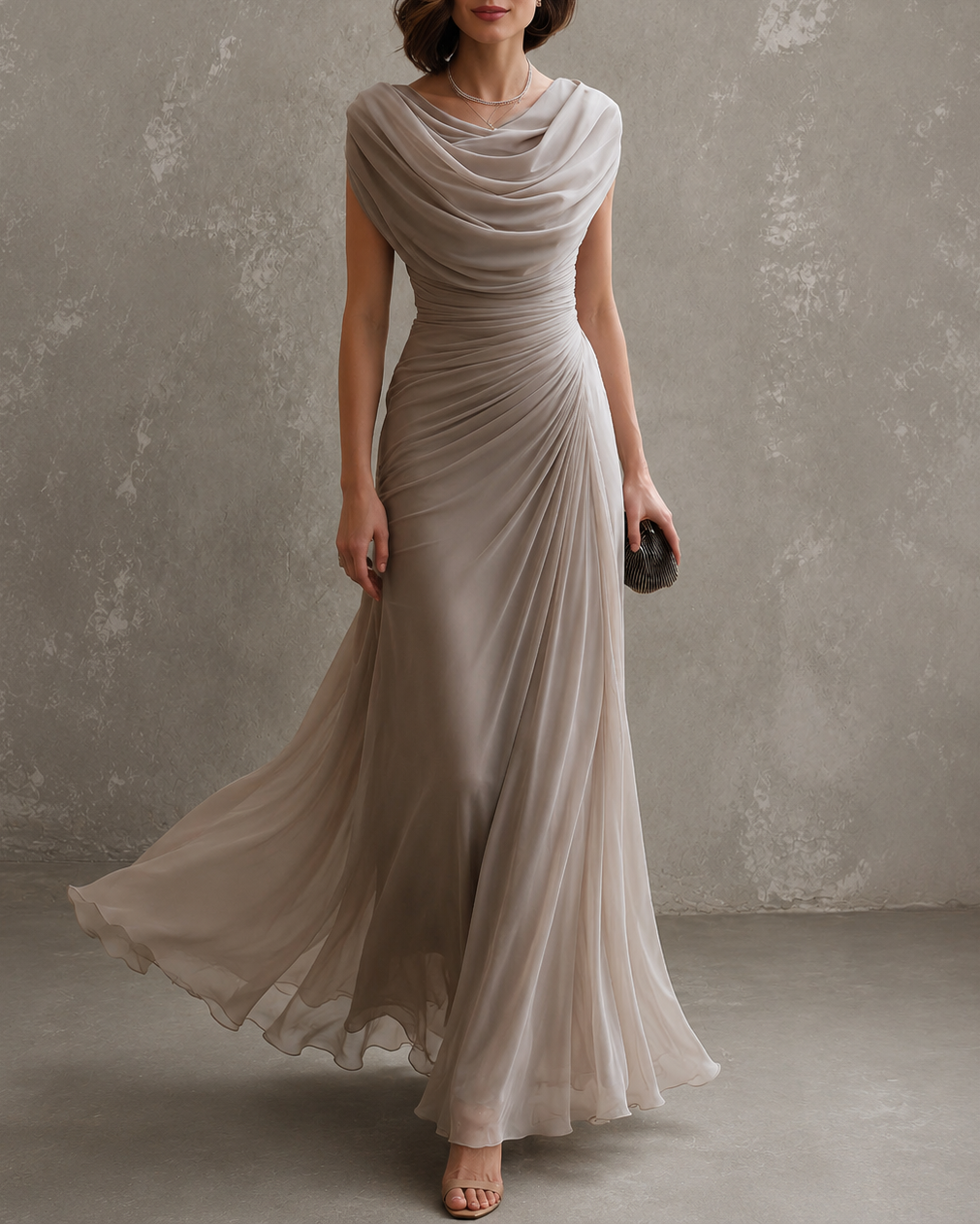 Rhonda dress in Beige