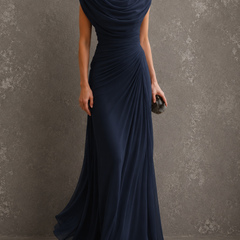 Rhonda dress in Navy Blue