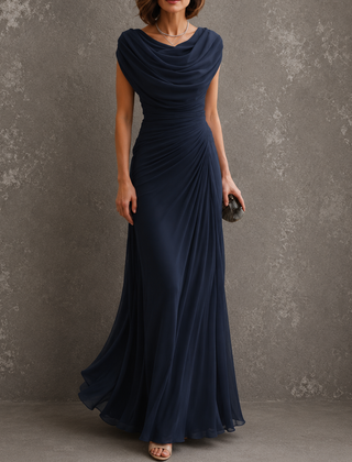 Rhonda dress in Navy Blue