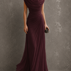 Rhonda dress in Burgundy