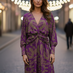 Nicola dress in Purple