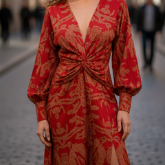 Nicola dress in Red
