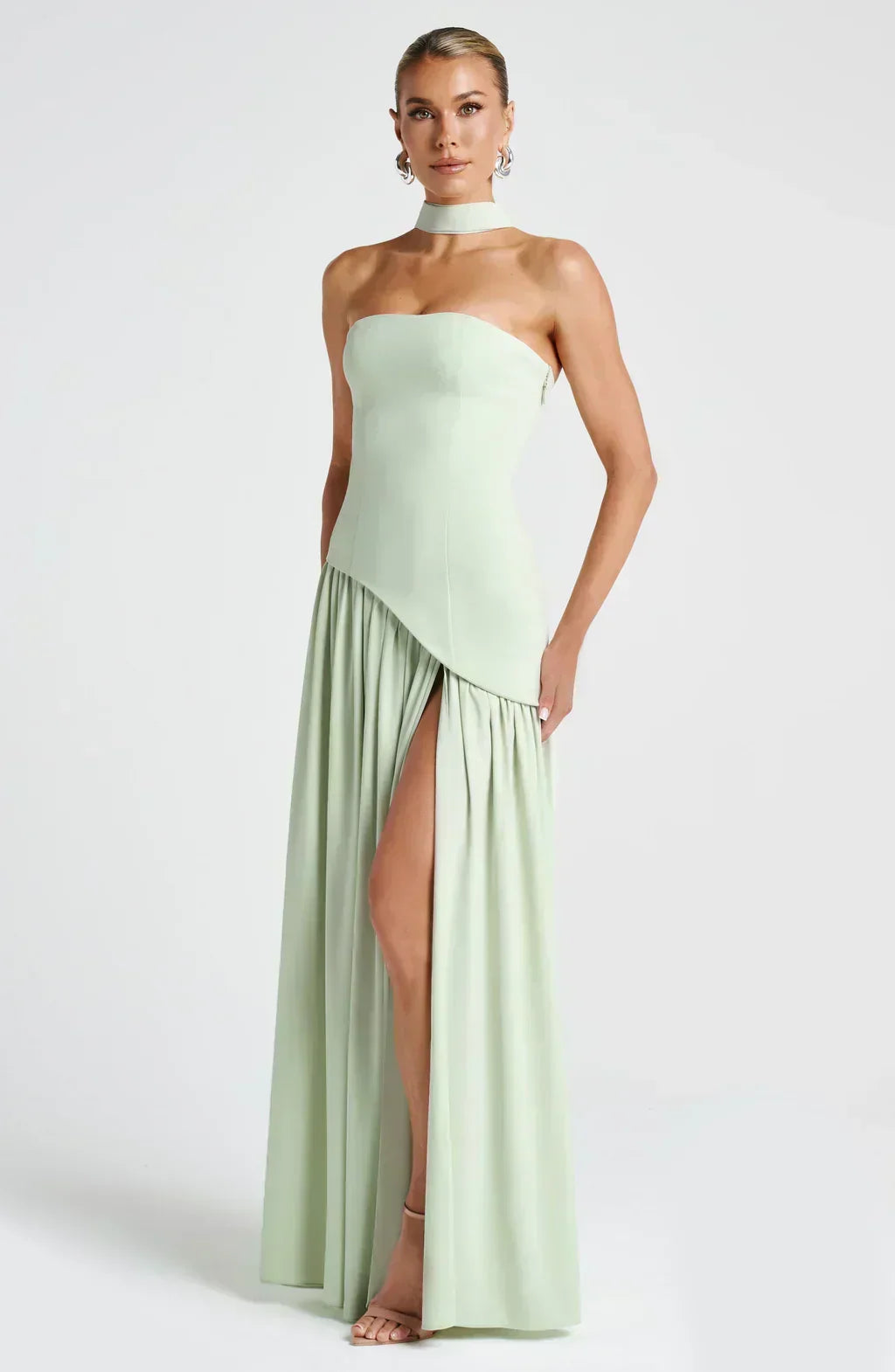Eula dress in Mint Green