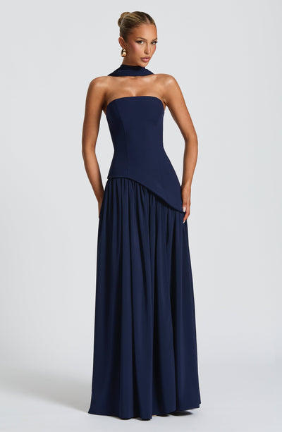 Eula dress in Navy Blue