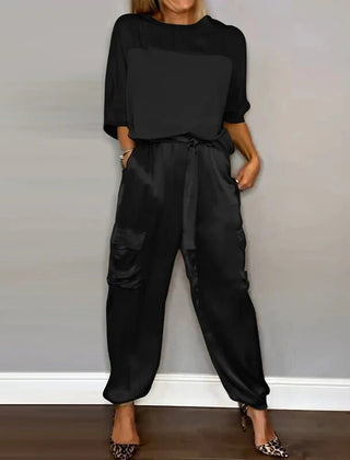 Kimberly two-piece set in Black