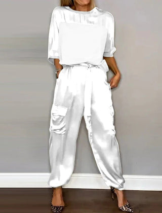Kimberly two-piece set in White