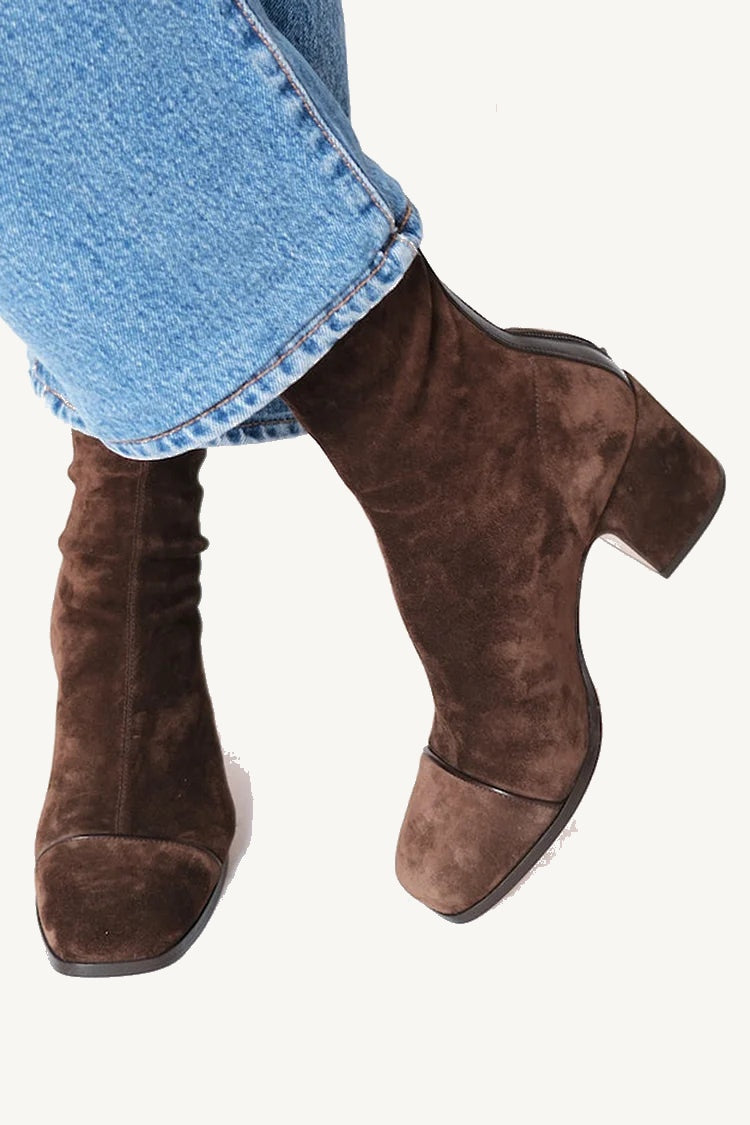 Odette Elegant Suede Ankle Boots