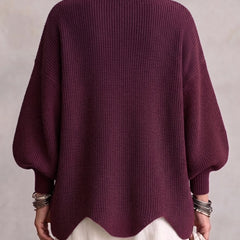 Hildy oversized cozy cardigan front