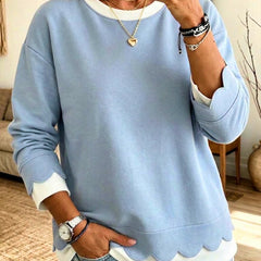 Trina sweatshirt in Light Blue