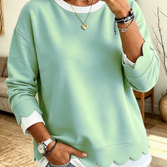 Trina sweatshirt in Mint