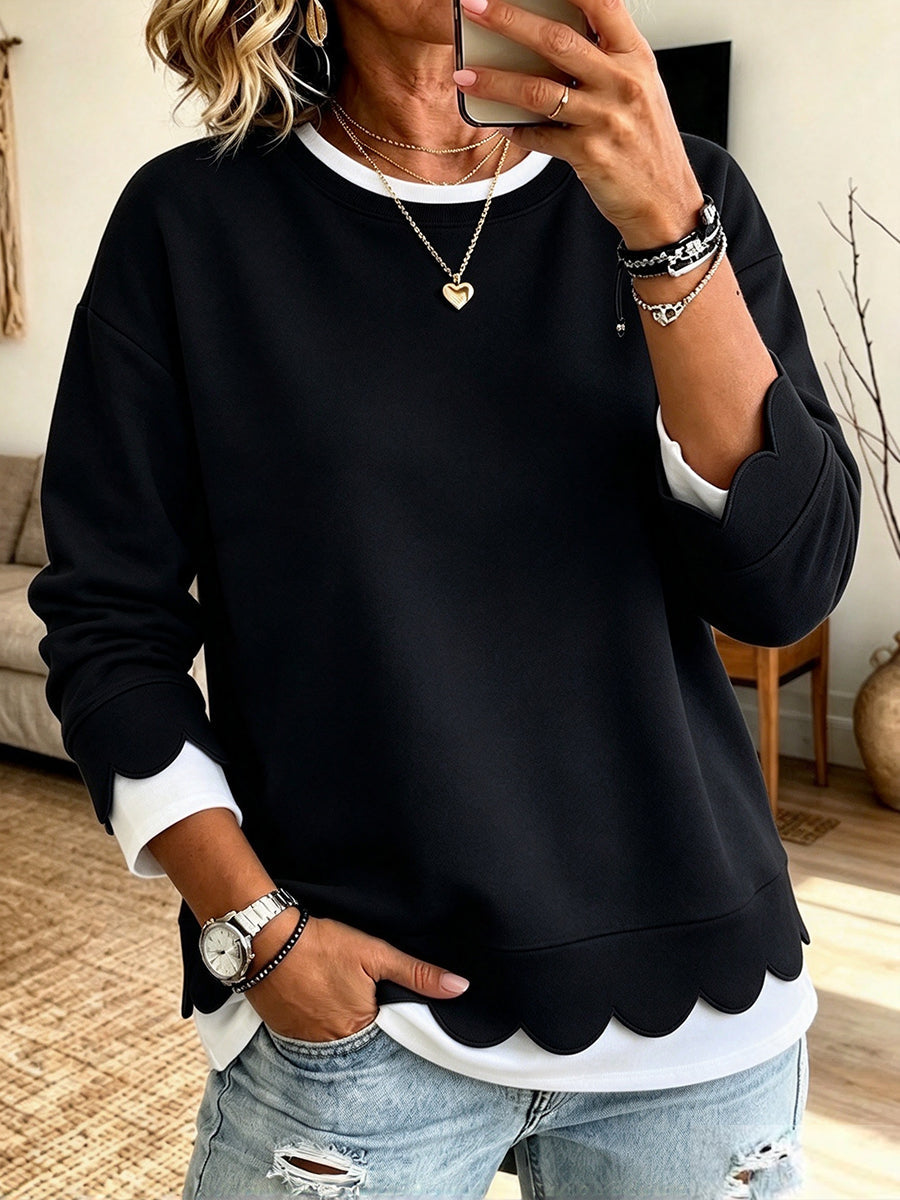 Trina sweatshirt in Black