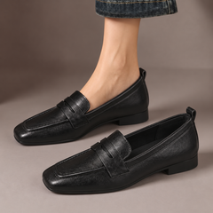 Roslyn Square-Toe Penny Loafers