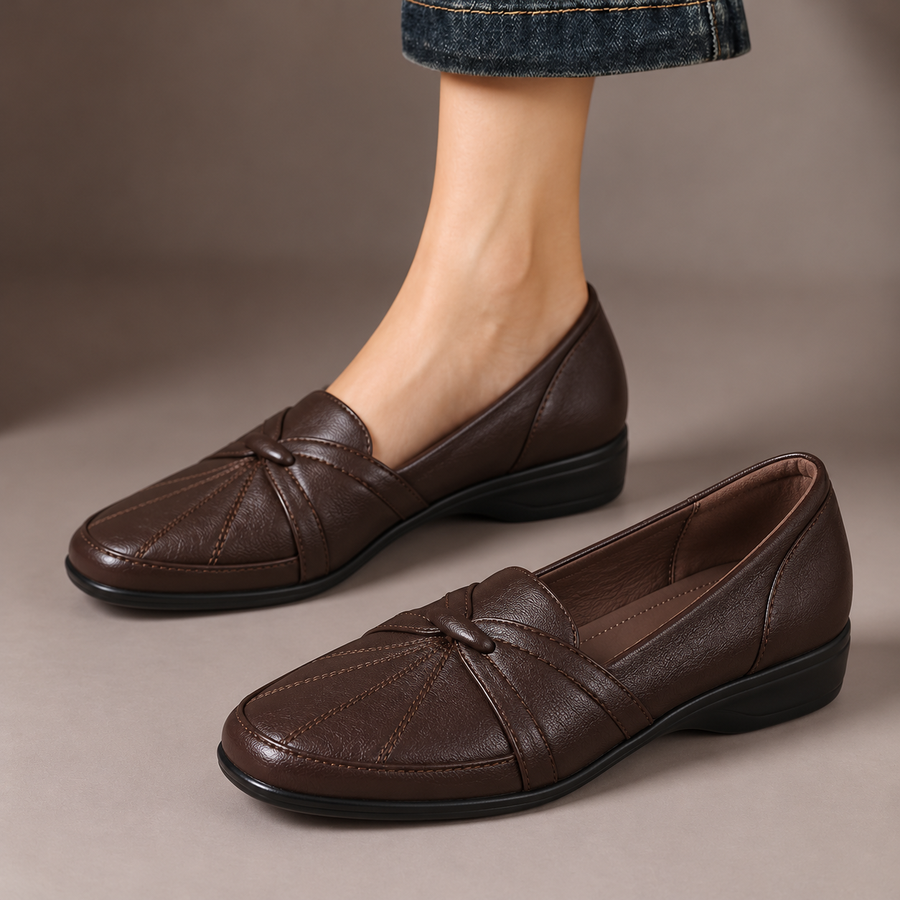 Jocasta Knot Detail Comfort Loafers