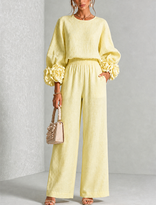 Cristina set in Soft Yellow