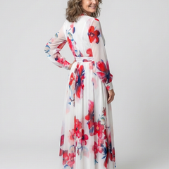 Marva | Floral Wrap Maxi Dress