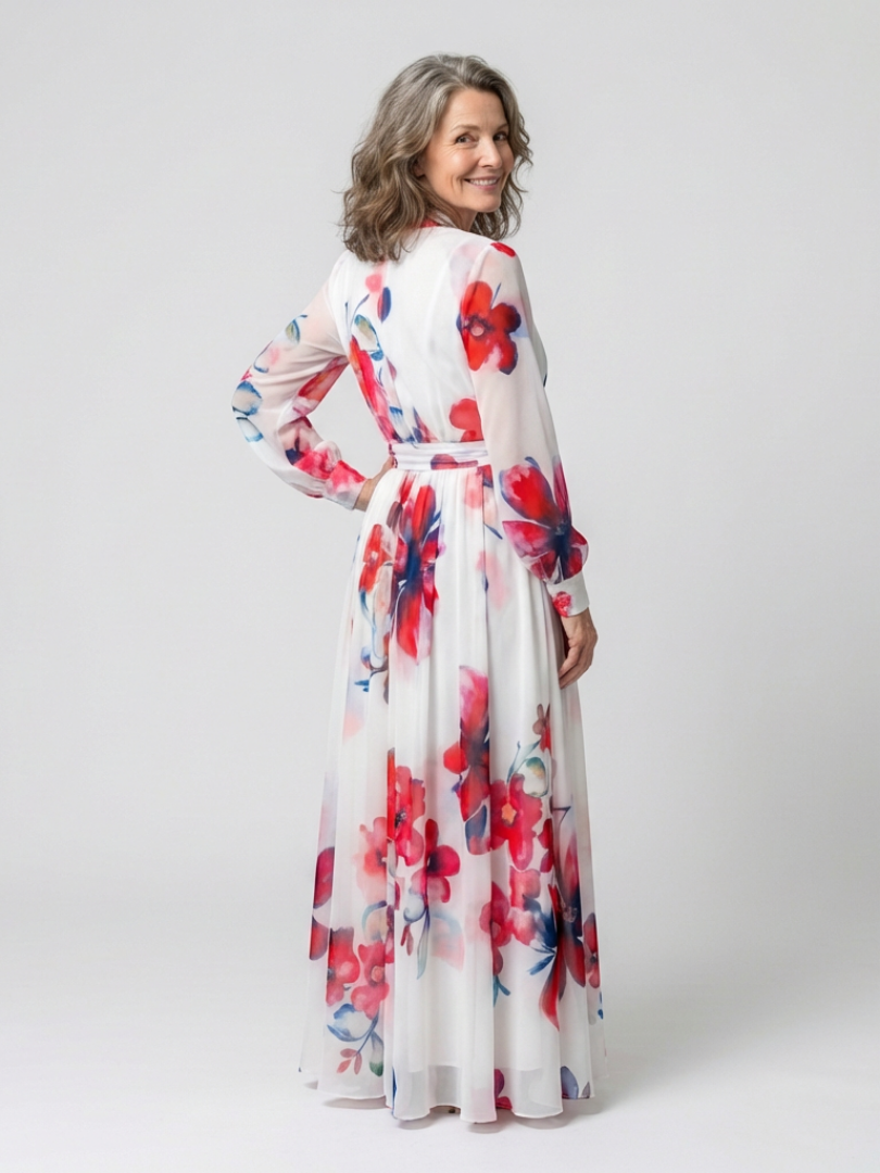 Marva | Floral Wrap Maxi Dress