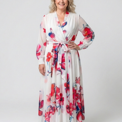 Marva | Floral Wrap Maxi Dress