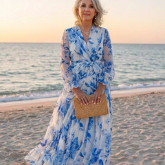 Marva | Floral Wrap Maxi Dress