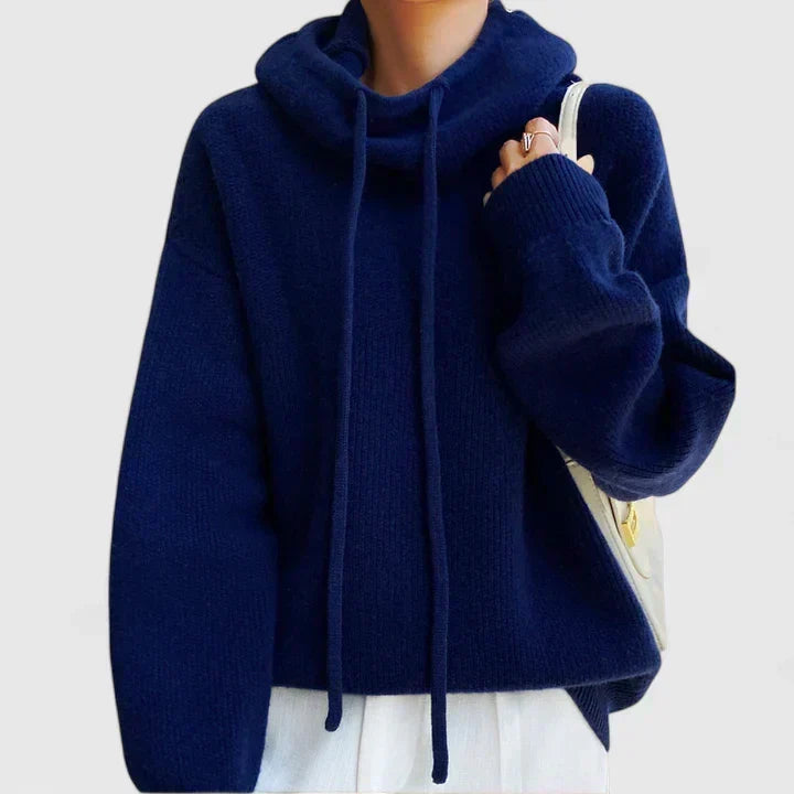 Marie | Cozy Knit Hoodie Sweater