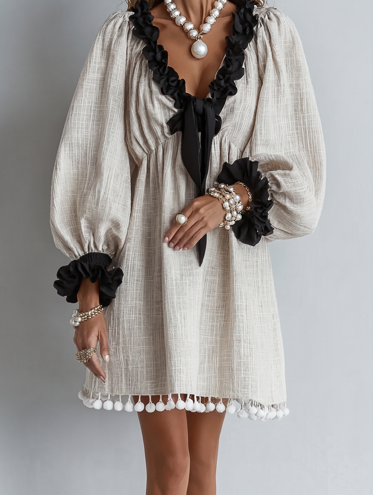 Vonnie dress in Beige