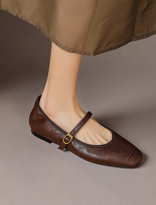 Ondine Flats in Brown