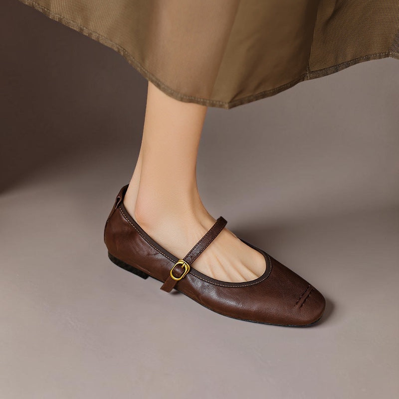 Ondine Flats in Brown