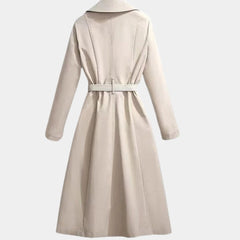 Mabry Belted Classic Midi Trench Coat
