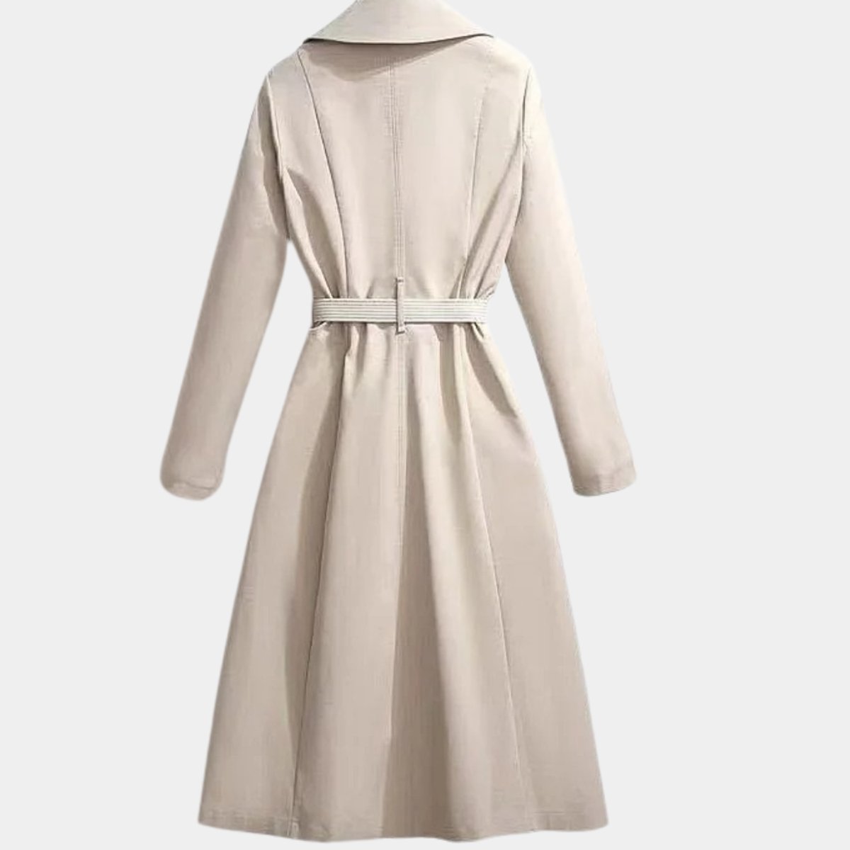 Mabry Belted Classic Midi Trench Coat
