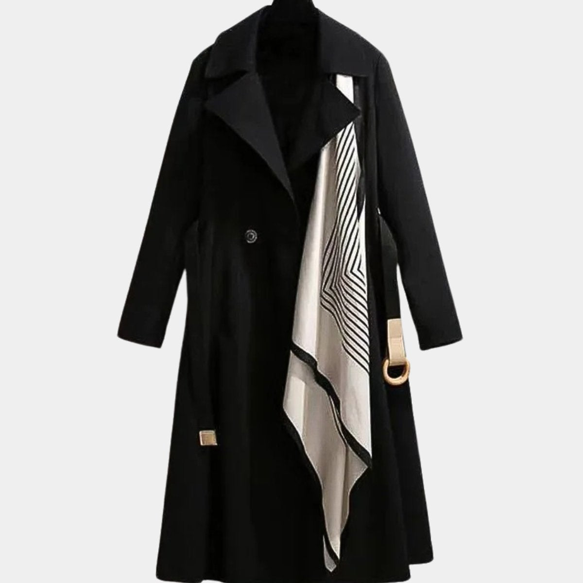 Mabry Belted Classic Midi Trench Coat