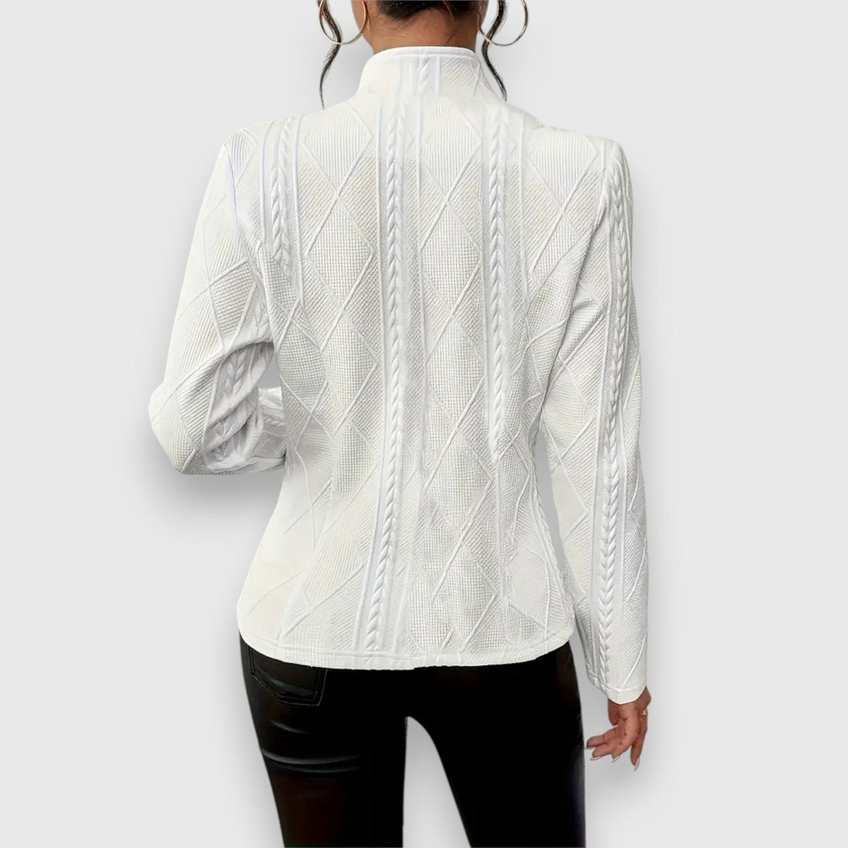 Vesper Textured Button-Front Cardigan
