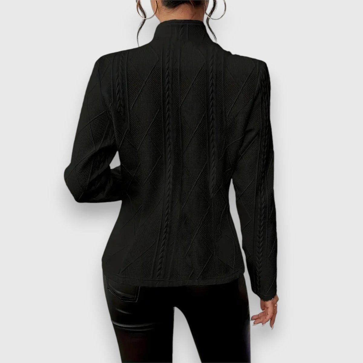 Vesper Textured Button-Front Cardigan
