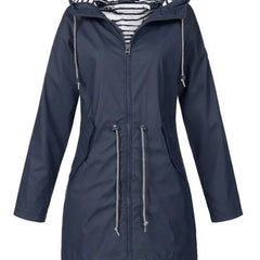 Bryony hooded drawstring coat
