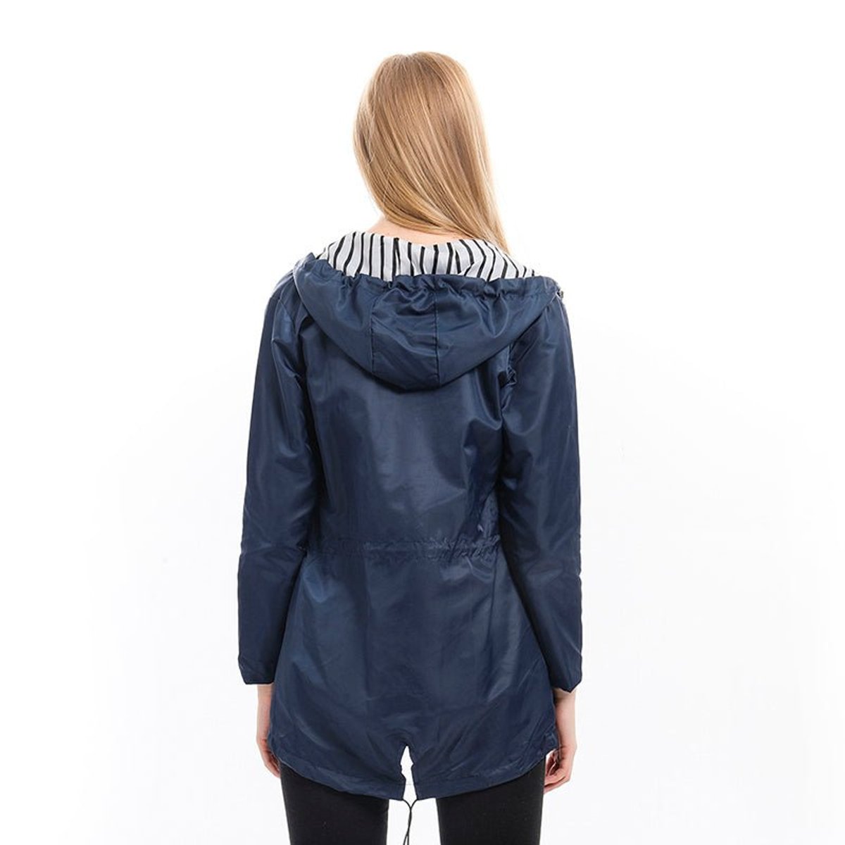 Bryony hooded drawstring coat