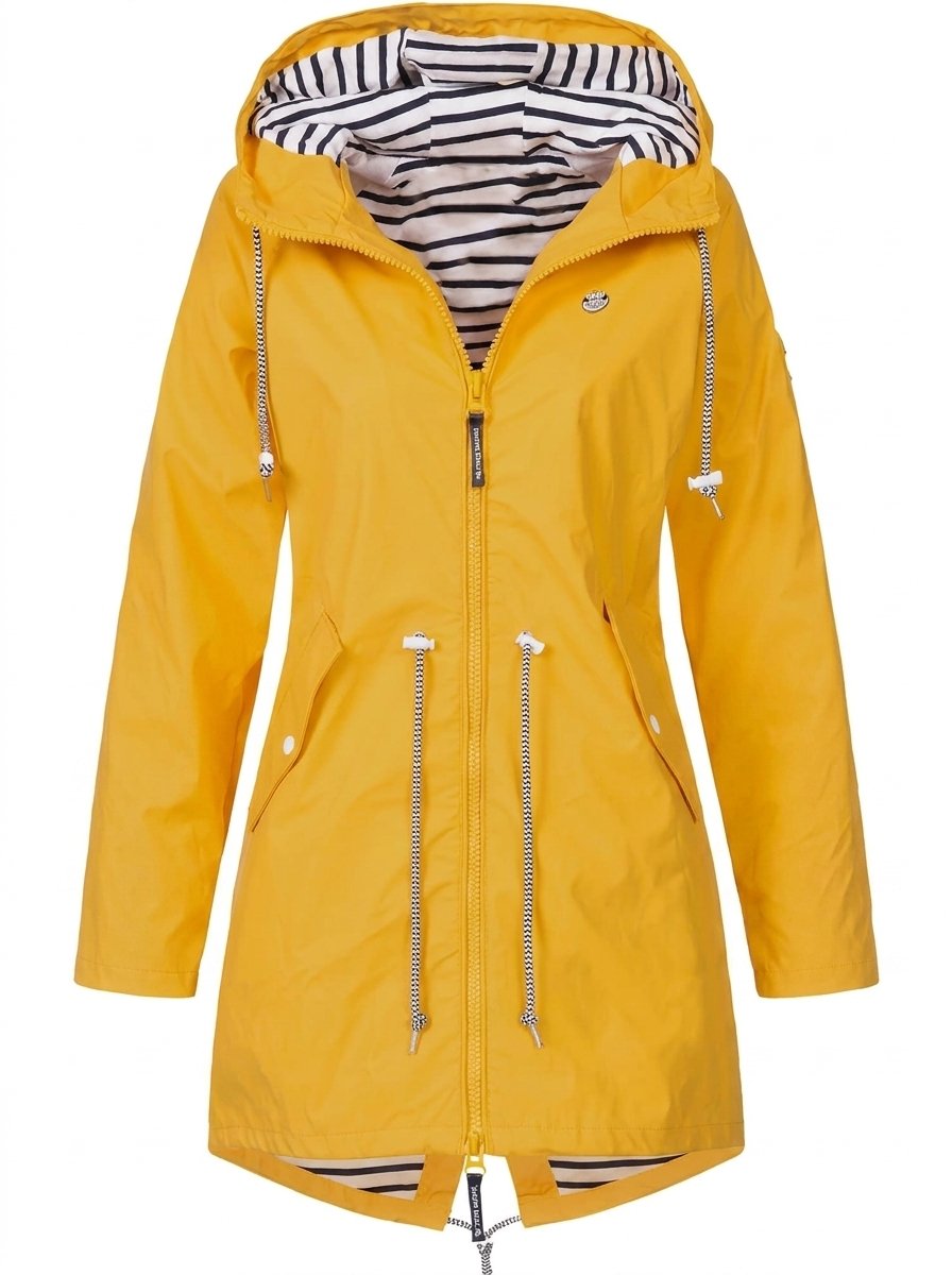 Bryony hooded drawstring coat