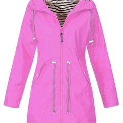 Bryony hooded drawstring coat