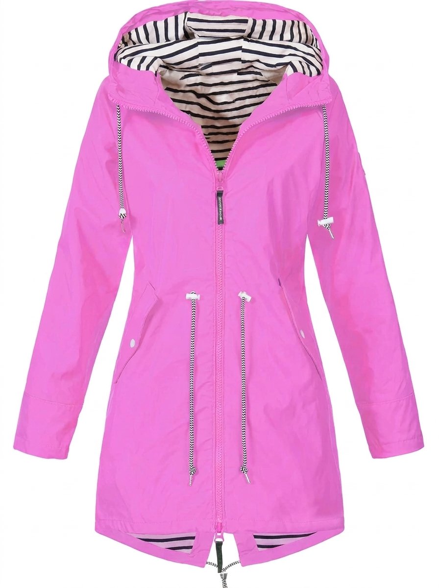 Bryony hooded drawstring coat