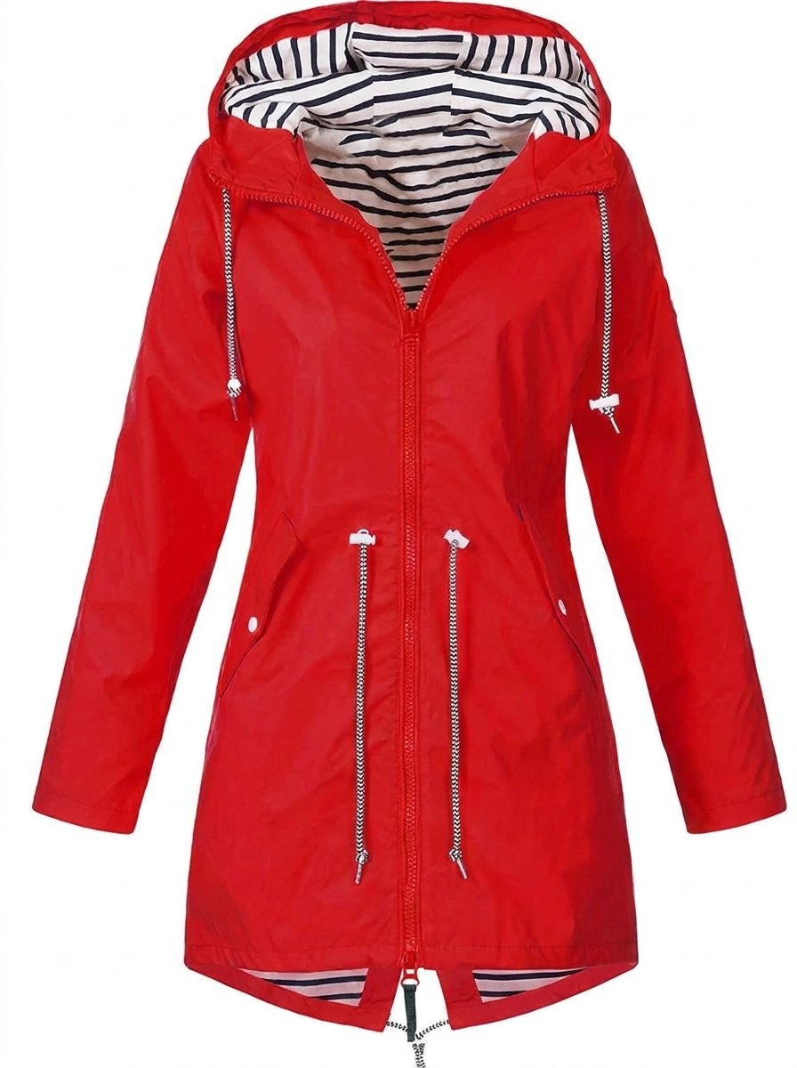 Bryony hooded drawstring coat