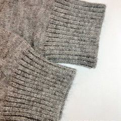 Clover hooded open-front cardigan