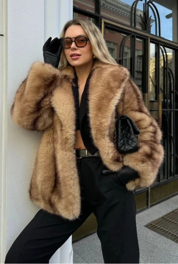 Doreen | Oversized Faux Fur Coat