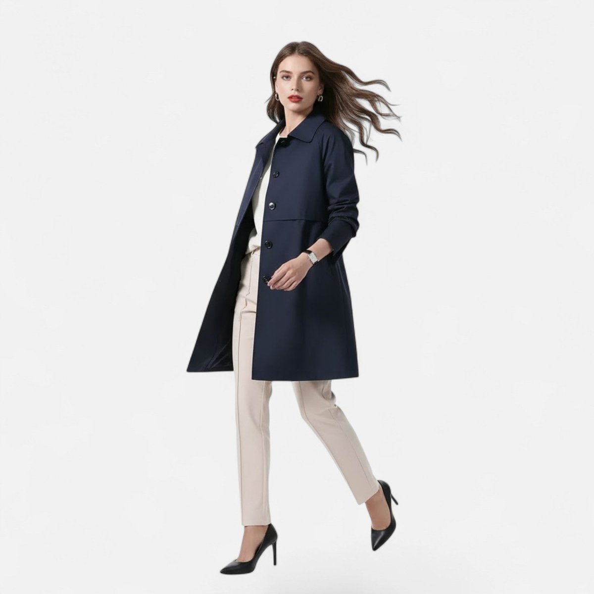 Odalys Tailored Mid-Length Coat