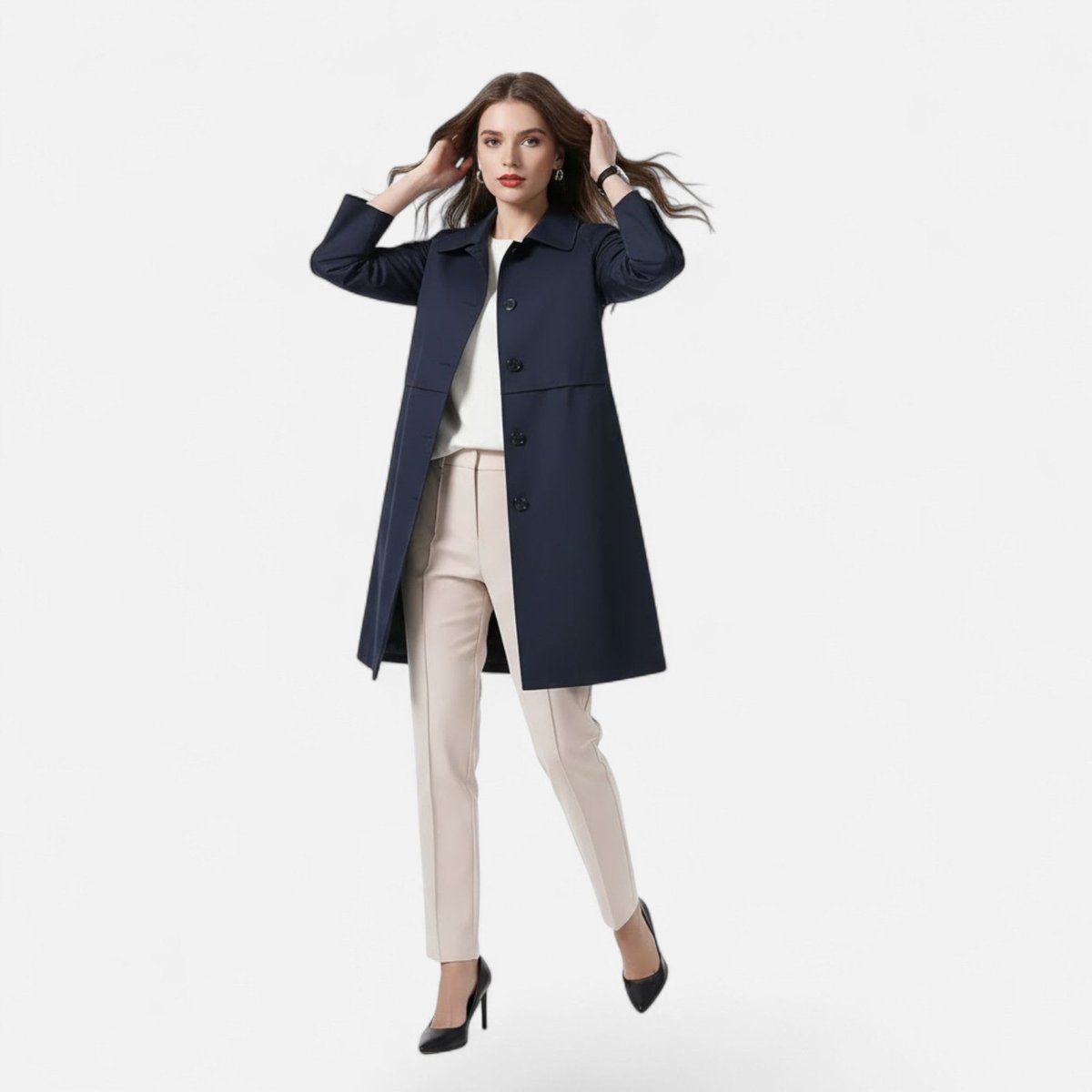 Odalys Tailored Mid-Length Coat
