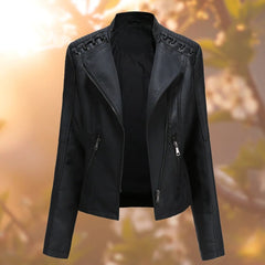 Ronnie Moto-Style Zip-Up Jacket