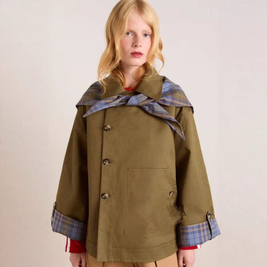 Perdita Oversized Double-Breasted Utility Coat