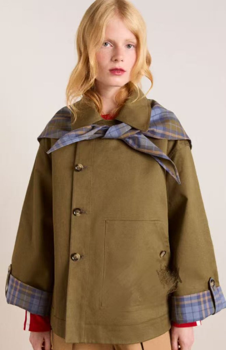 Perdita Oversized Double-Breasted Utility Coat