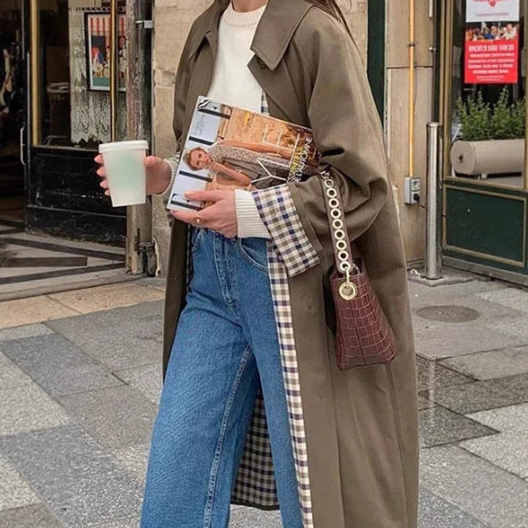Linette Refined Oversized Long Trench Coat